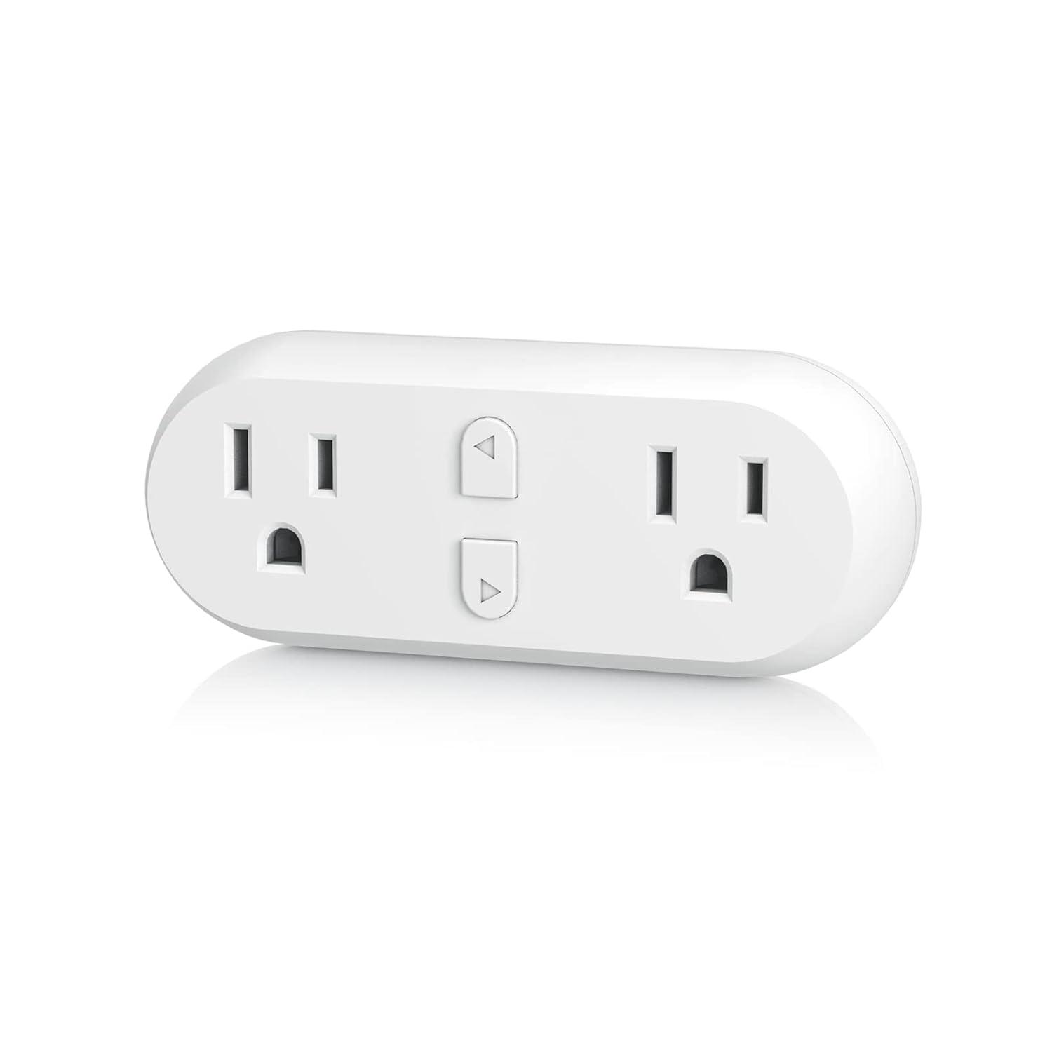 WIFI DOUBLE SMART SOCKET WHITE